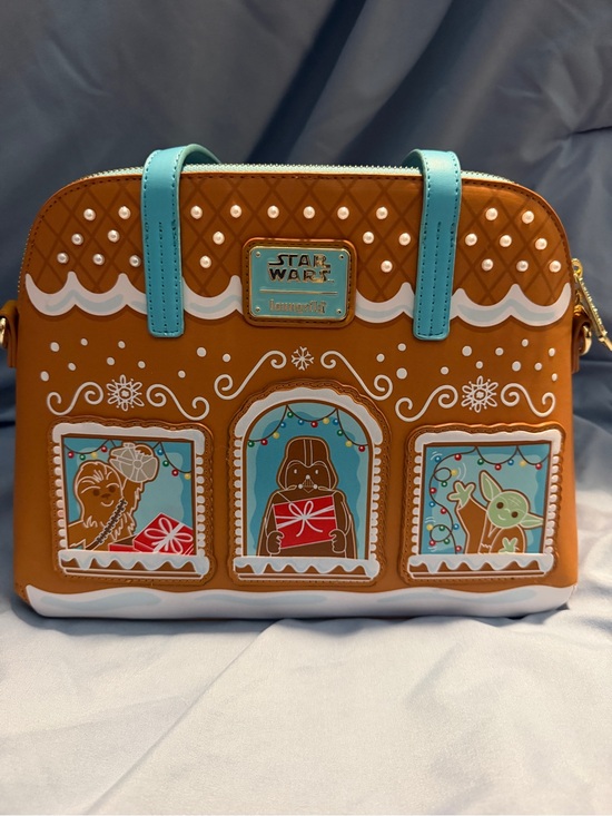Loungefly Handbags - Loungefly Star Wars Holiday Gingerbread House Crossbody